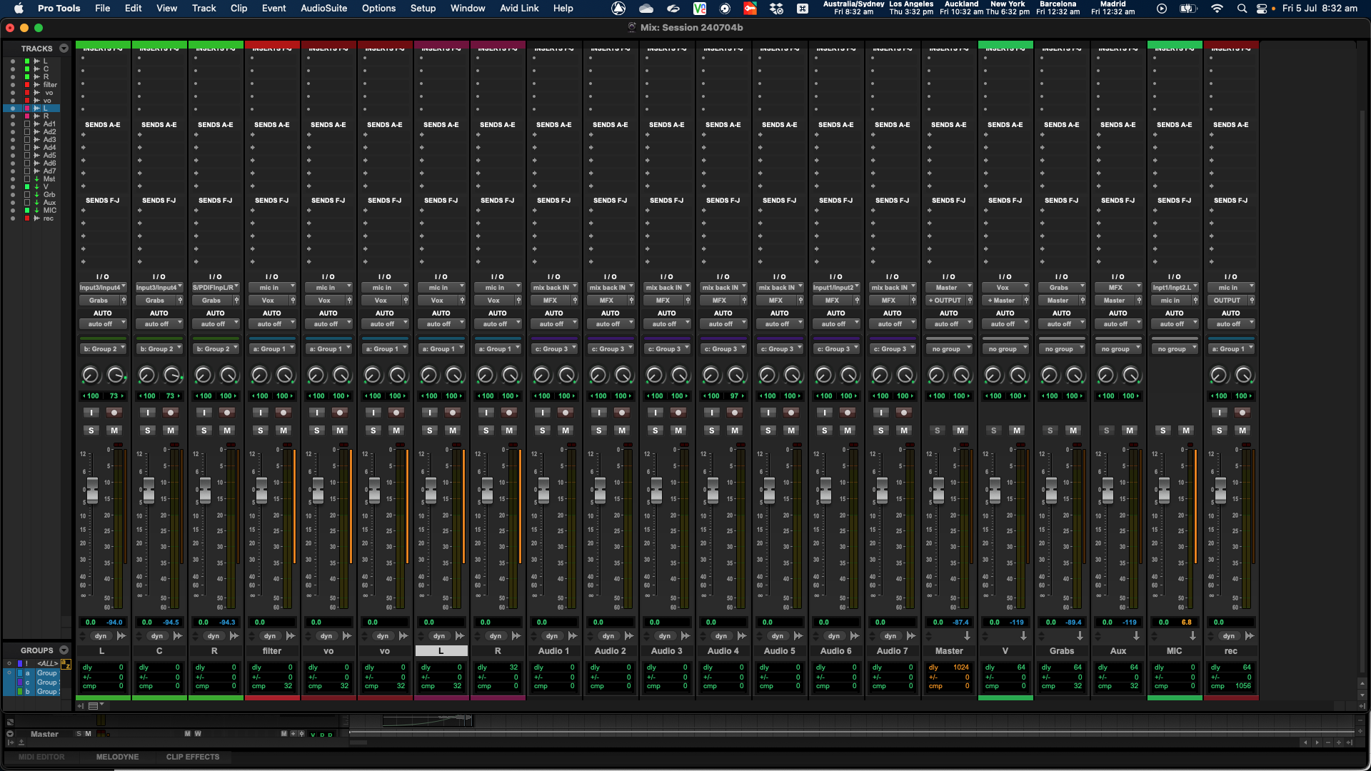 pro tools templates